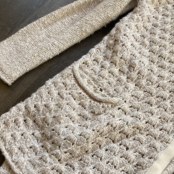 Free People Oversize Knit  Zip Up - Picture 3 of 4